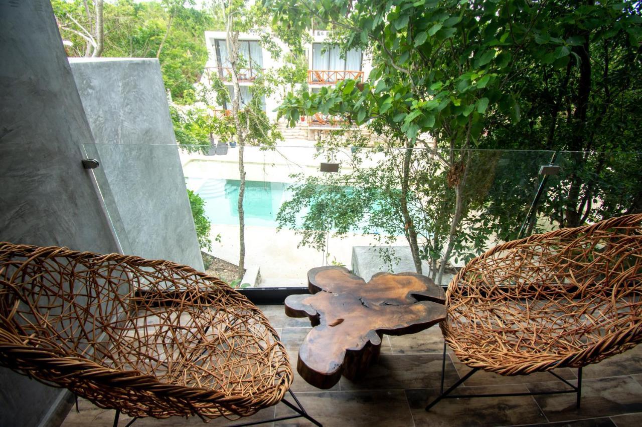Hotel Casa Tortuga Tulum - Cenotes Park Inclusive ภายนอก รูปภาพ View from the hotel