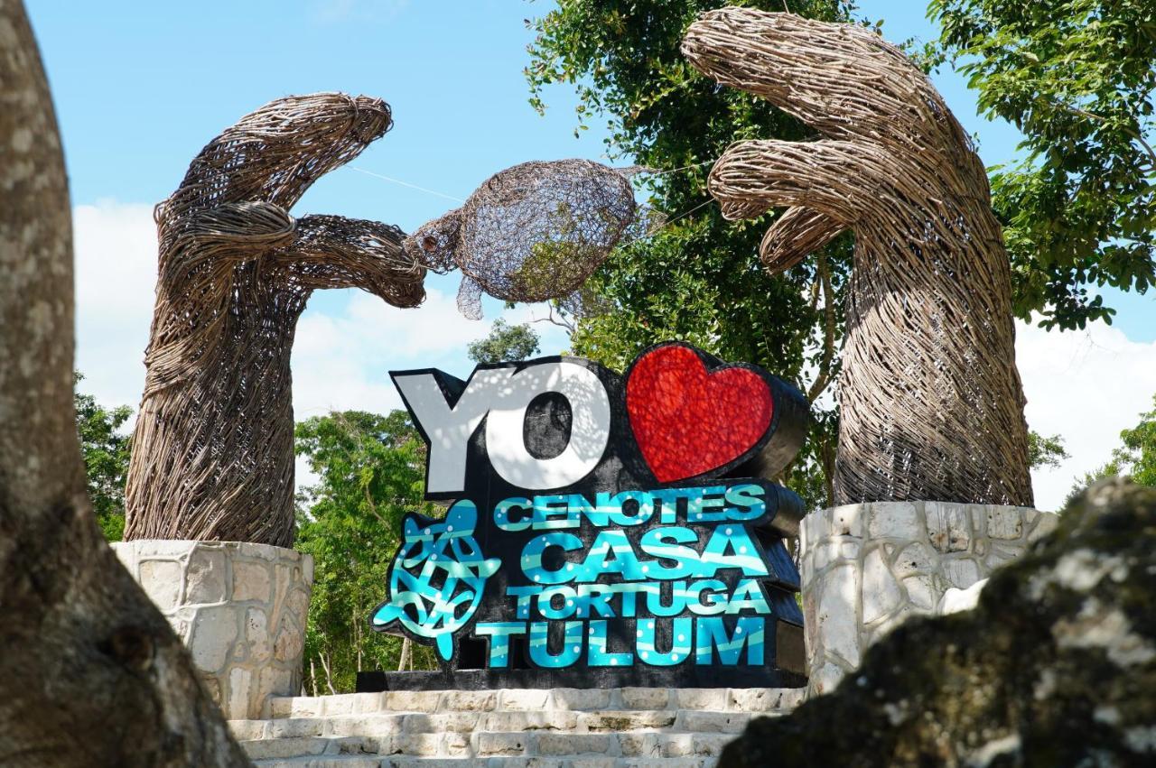 Hotel Casa Tortuga Tulum - Cenotes Park Inclusive ภายนอก รูปภาพ