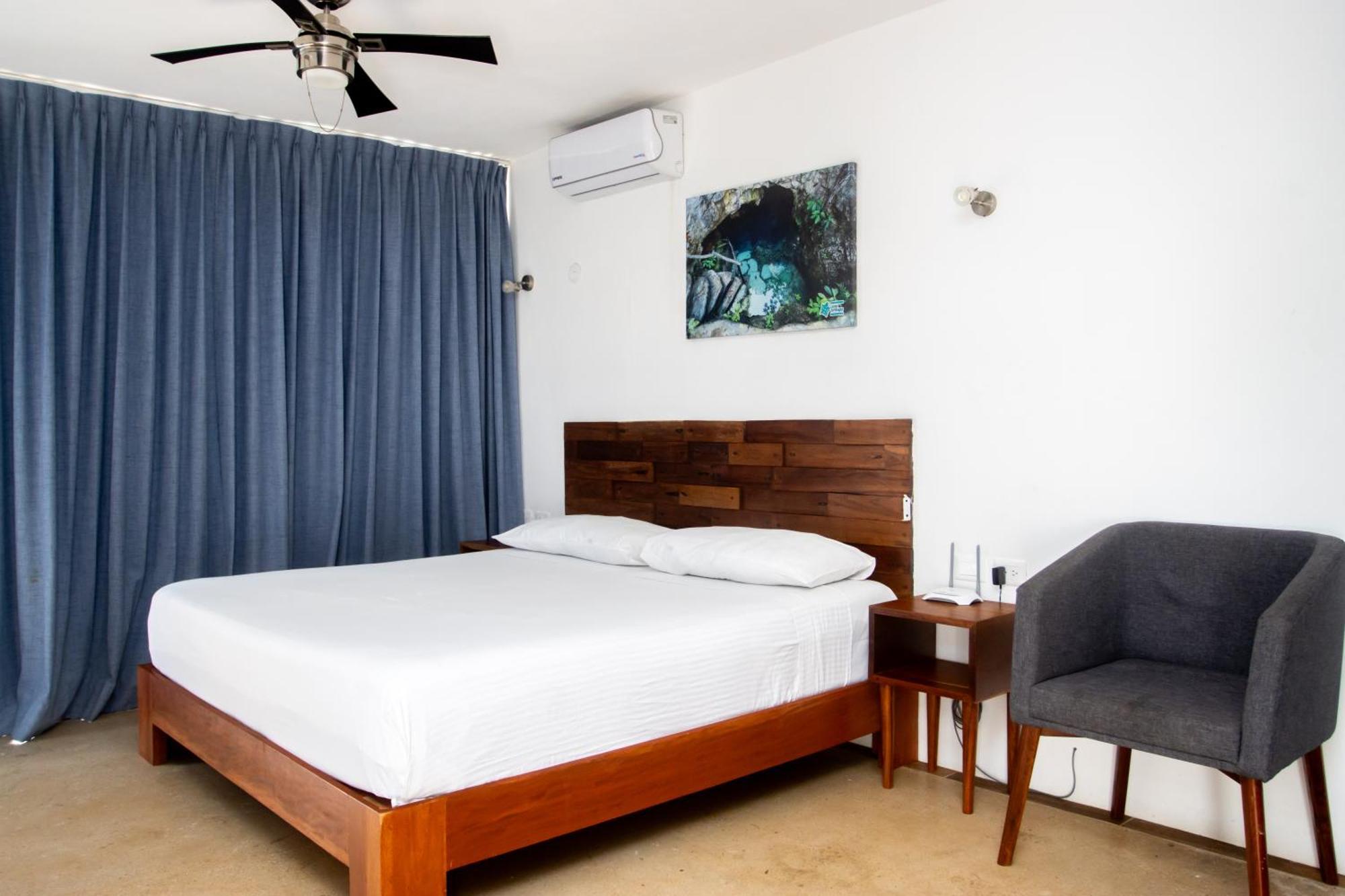 Hotel Casa Tortuga Tulum - Cenotes Park Inclusive ภายนอก รูปภาพ A bedroom at the resort