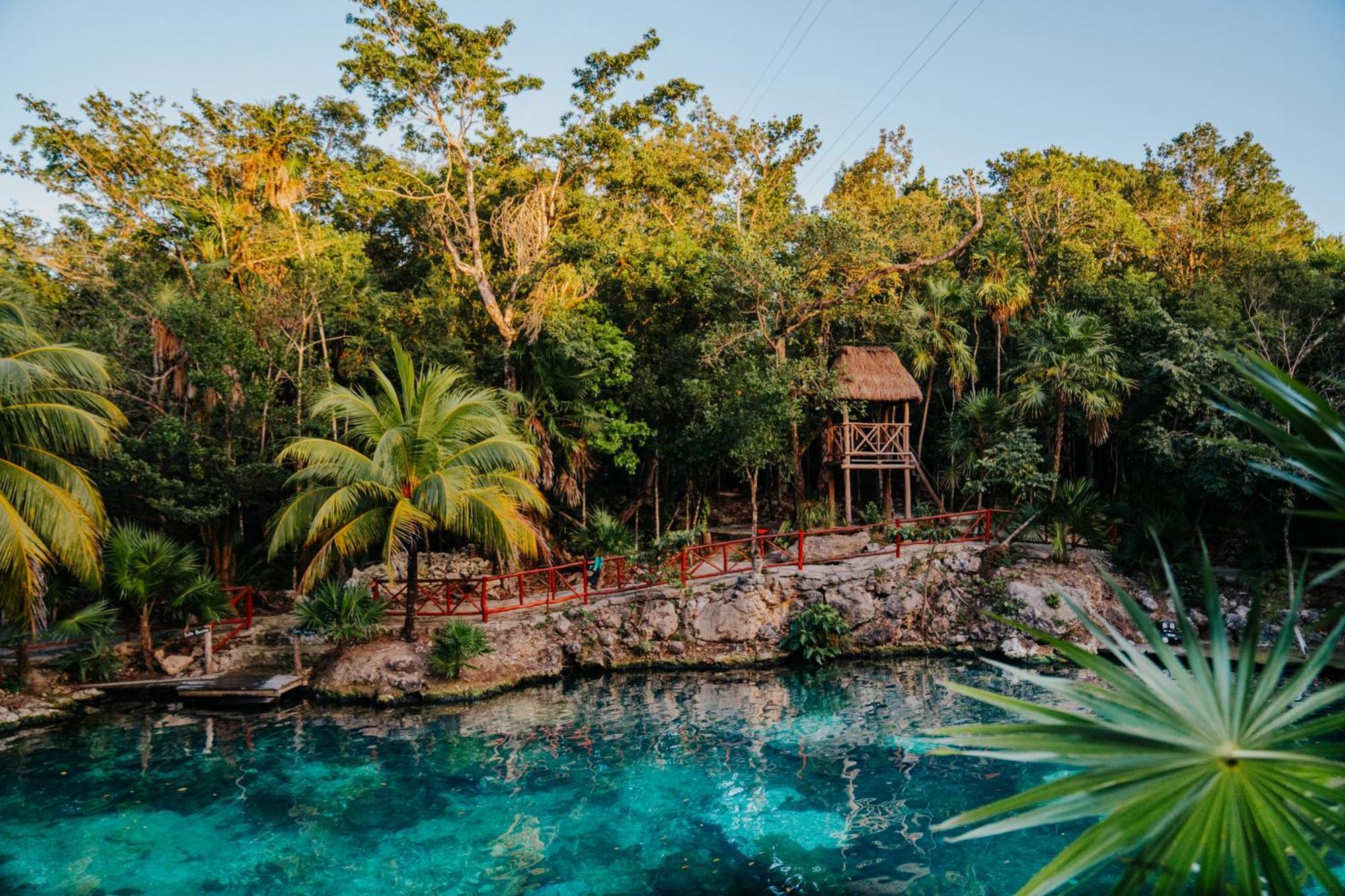 Hotel Casa Tortuga Tulum - Cenotes Park Inclusive ภายนอก รูปภาพ X-Carett Cenote