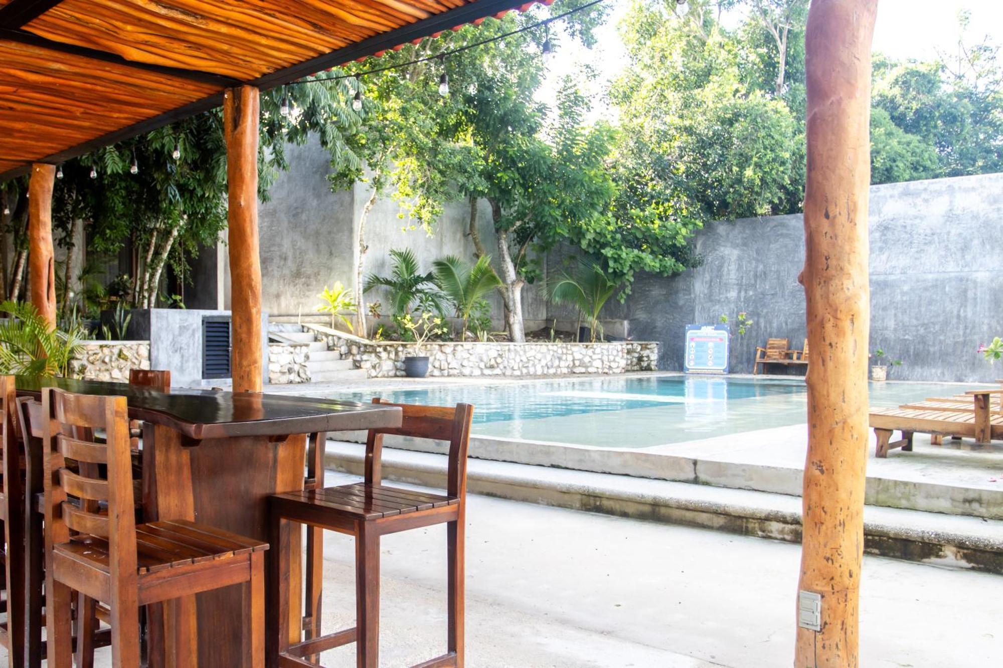 Hotel Casa Tortuga Tulum - Cenotes Park Inclusive ภายนอก รูปภาพ The pool at the hotel
